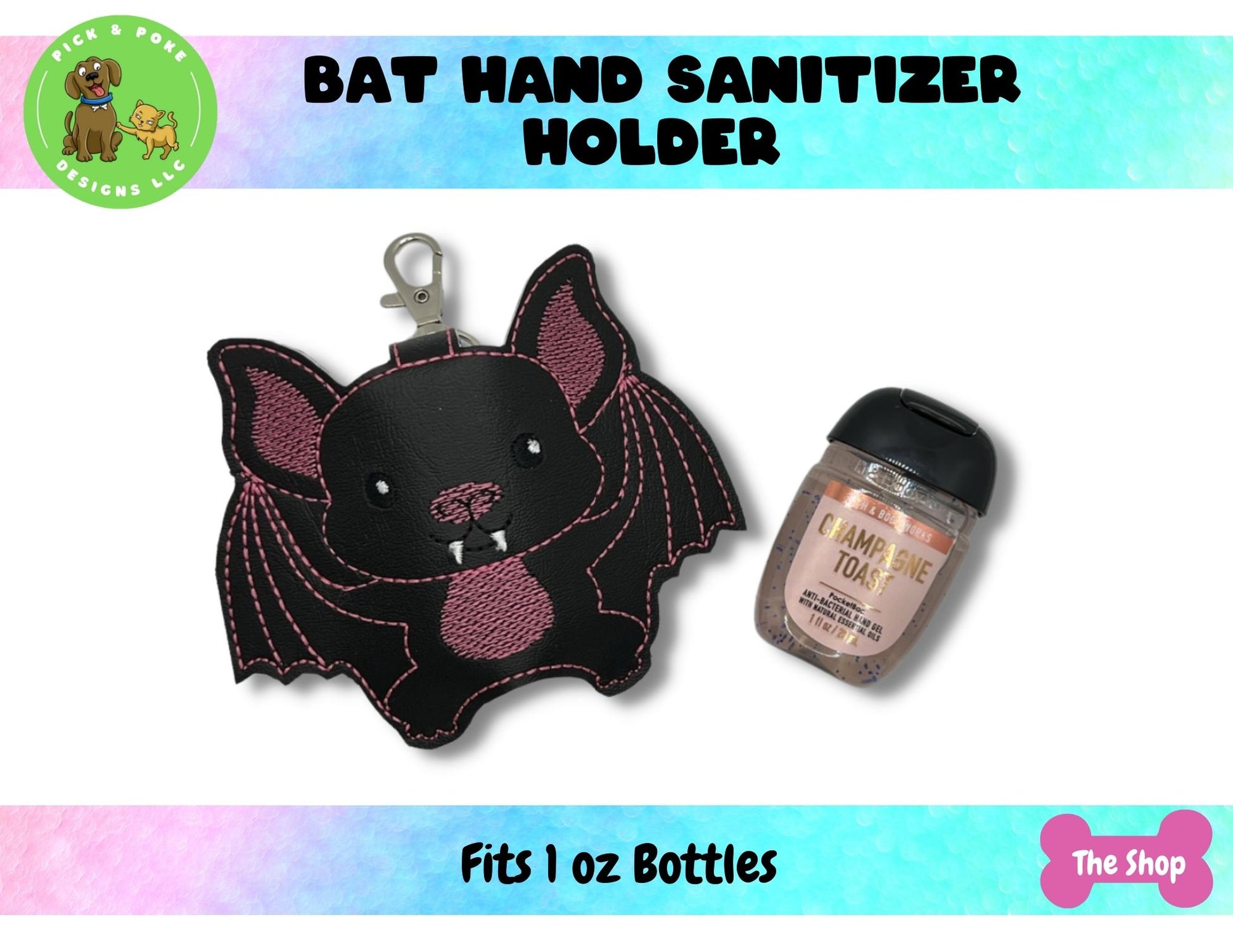 Bat Hand Sanitizer Holder / Bat PocketBac